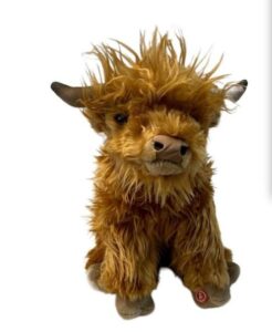 living nature plush highland cow